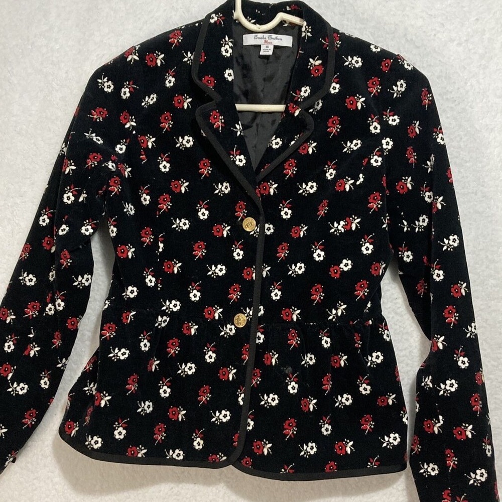 Girls floral Brooks Brothers jacket ￼